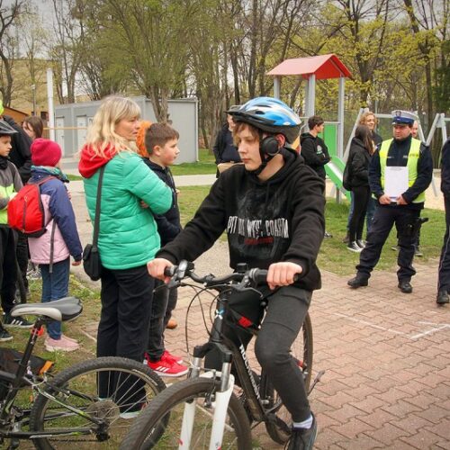 Ultratrudna „łezka” nie pokonała najmłodszych siemianowickich rowerzystów